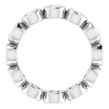 Platinum 1 1/6 CTW Natural Diamond Eternity Band
