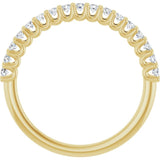 14K Yellow 1/3 CTW Natural Diamond Anniversary Band
