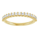 14K Yellow 1/3 CTW Natural Diamond Anniversary Band
