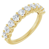 14K Yellow 5/8 CTW Natural Diamond Anniversary Band