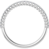 Platinum 1/5 CTW Natural Diamond Anniversary Band
